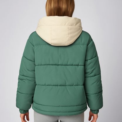 Mattea | Hooded Jacket - Fleece-Lined Winter Outerwear for Women