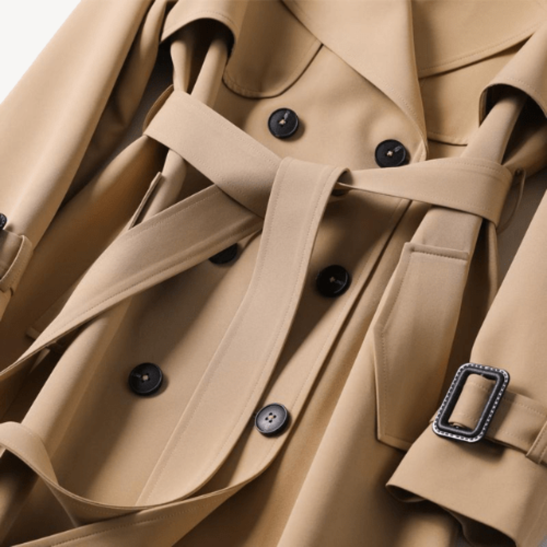 Double-Breasted Trench Coat for Women