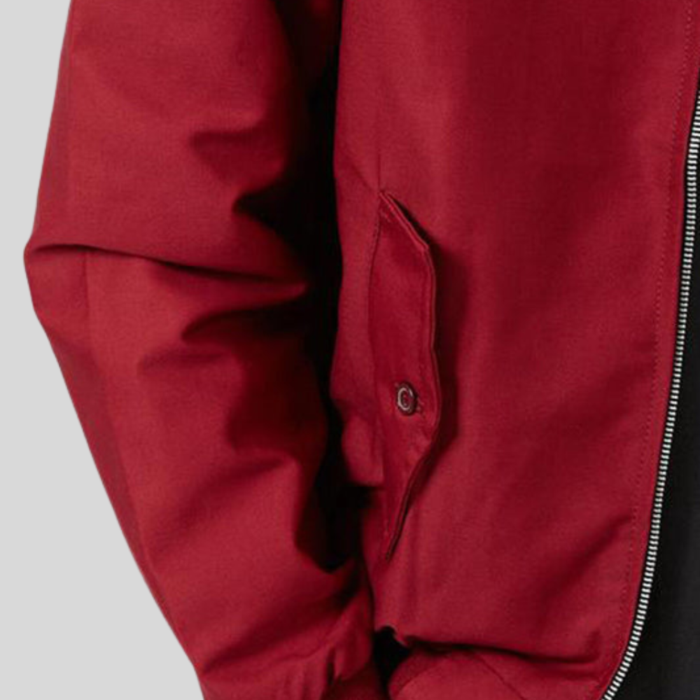 Men’s Classic Zip Front Harrington Jacket