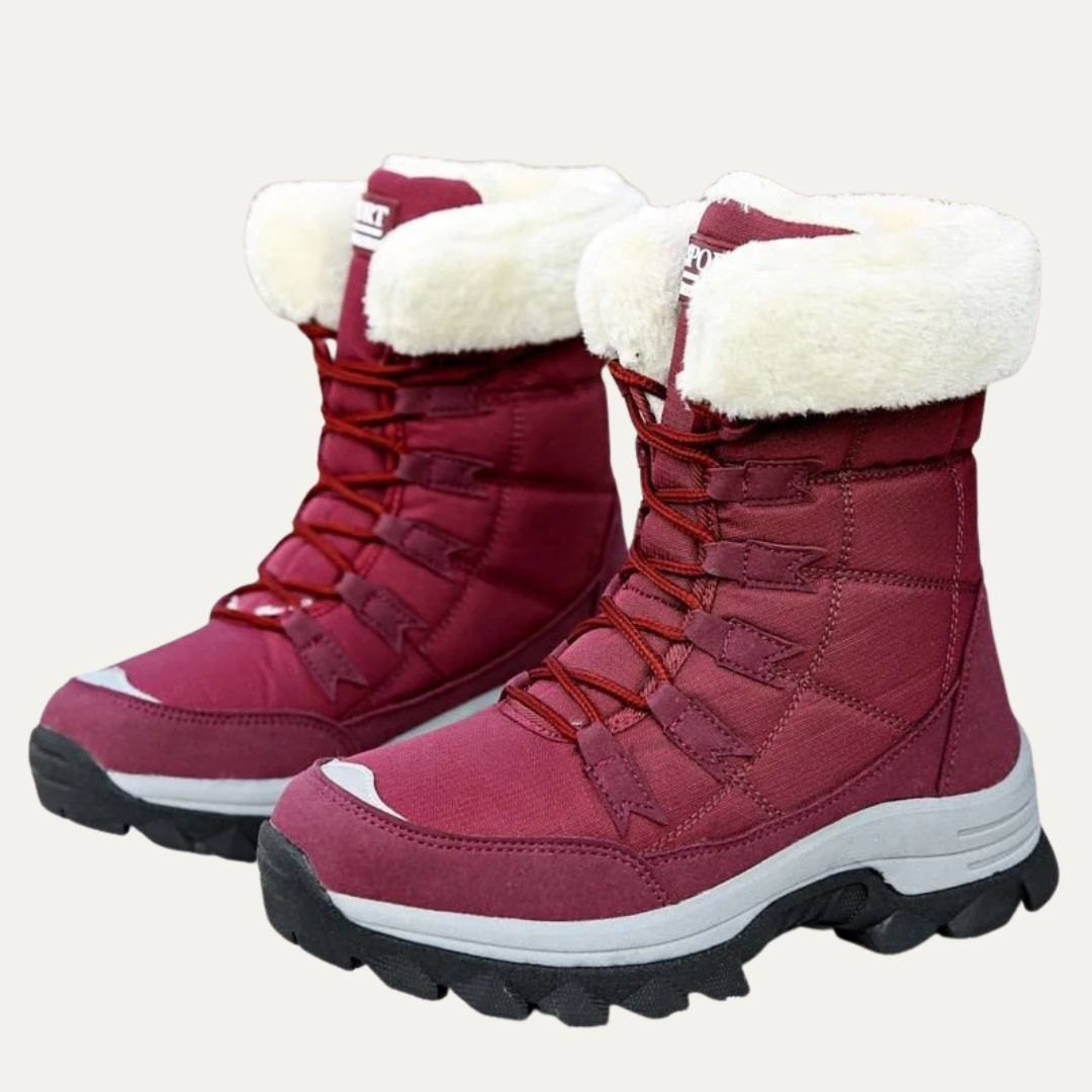 Women’s Insulated High Top Winter Boot with Faux Fur Collar
