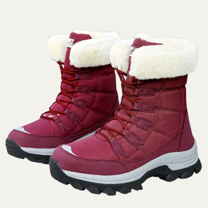 Women’s Insulated High Top Winter Boot with Faux Fur Collar
