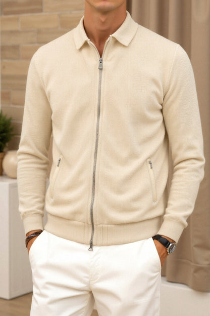 Jesse - Old Money Beige Jacket Men