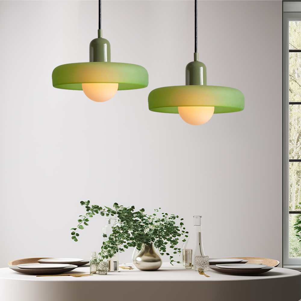 Vibrant Glass Modern Pendant Light for Kitchen Dining