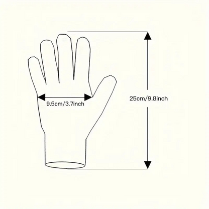 Faux Fur Trimmed Winter Gloves for Women