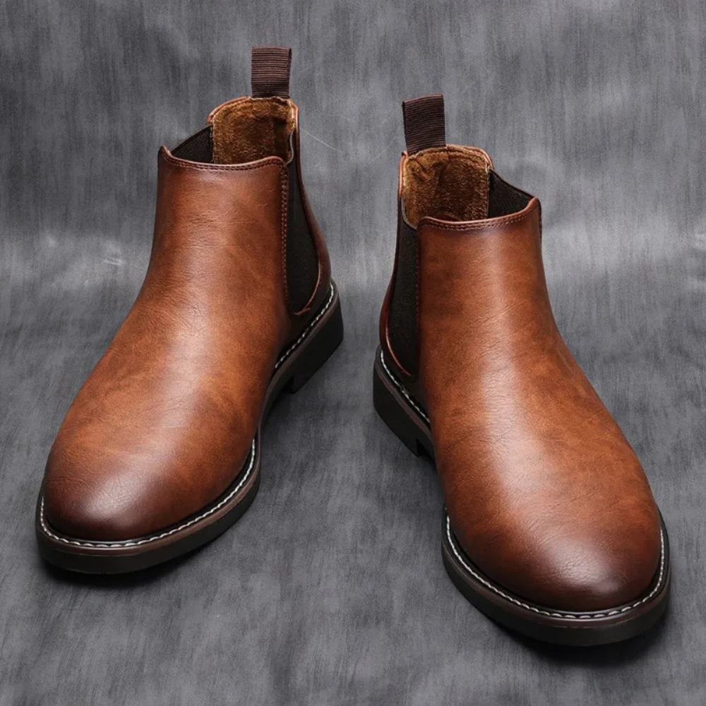 Classic Men's Ankle Boots - BritishElegance