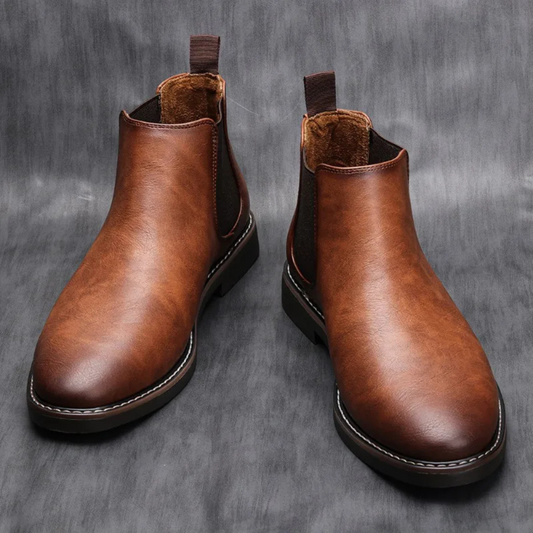 Classic Men's Ankle Boots - BritishElegance