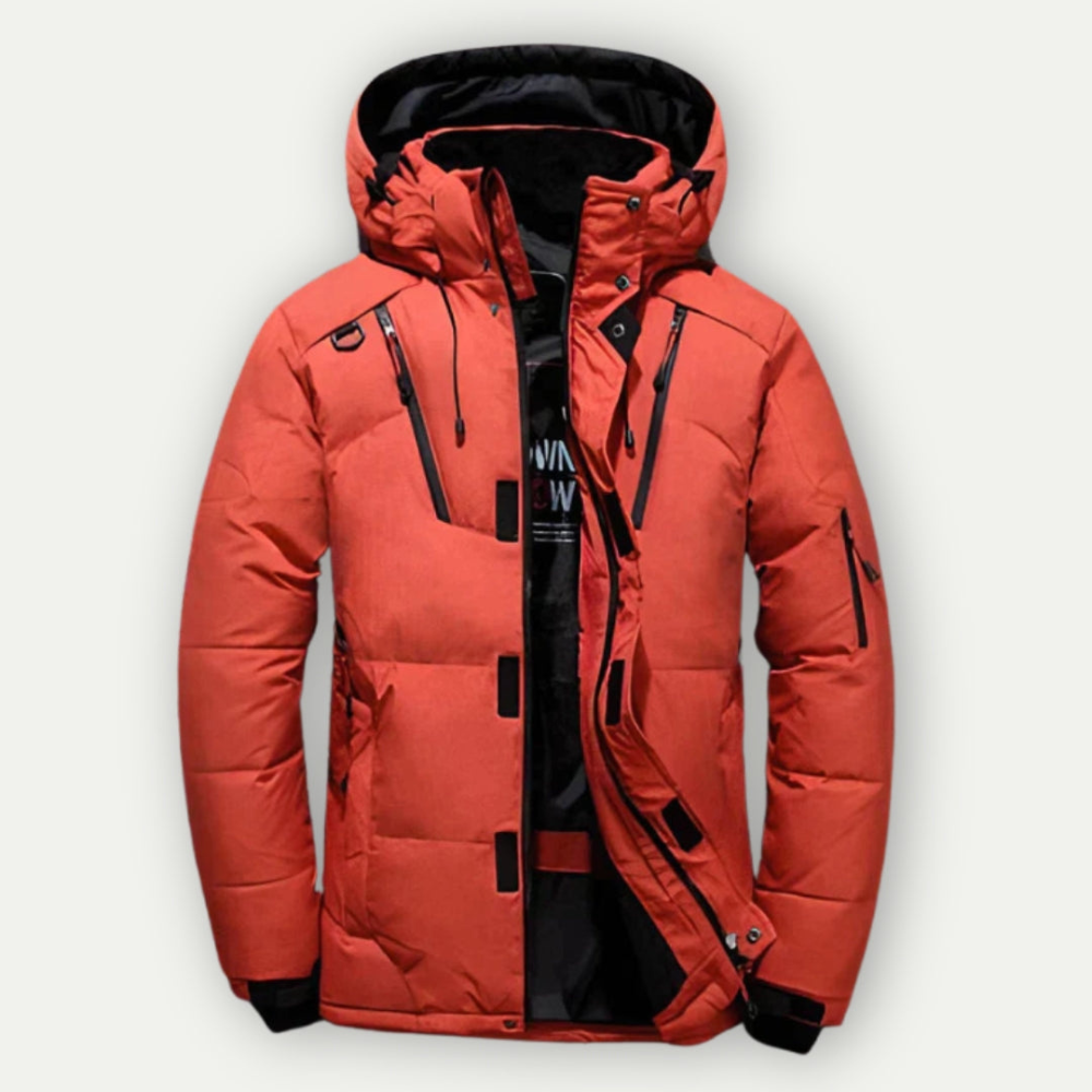 Men’s Insulated Quilted Hooded Puffer Jacket