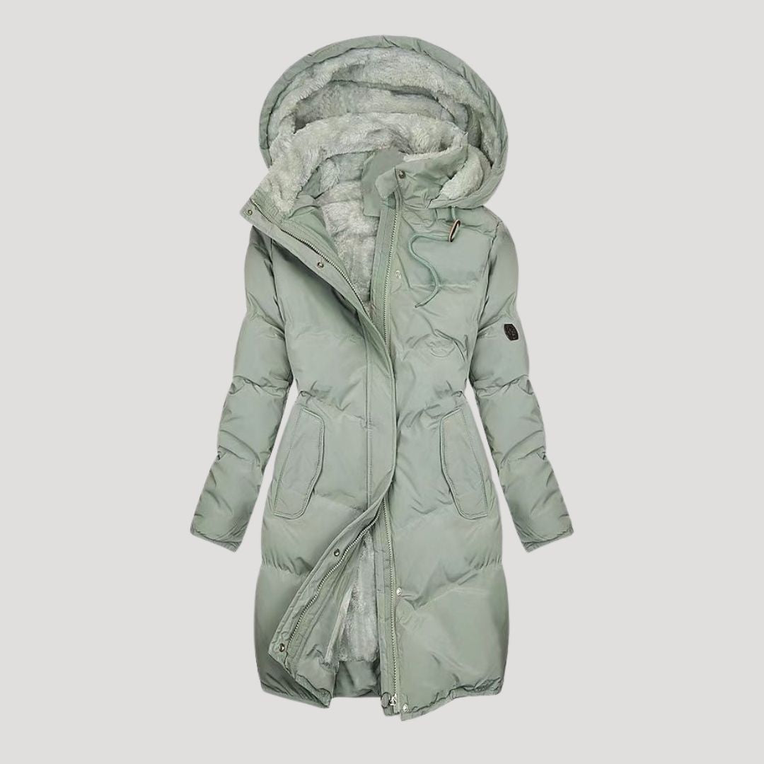 Women's Thick Fleece Lined Coat - Warm and Fashionable