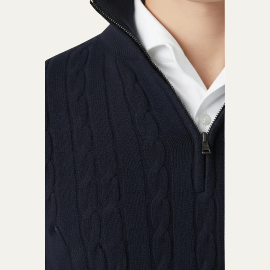 Men’s Textured Quilted Bomber Jacket