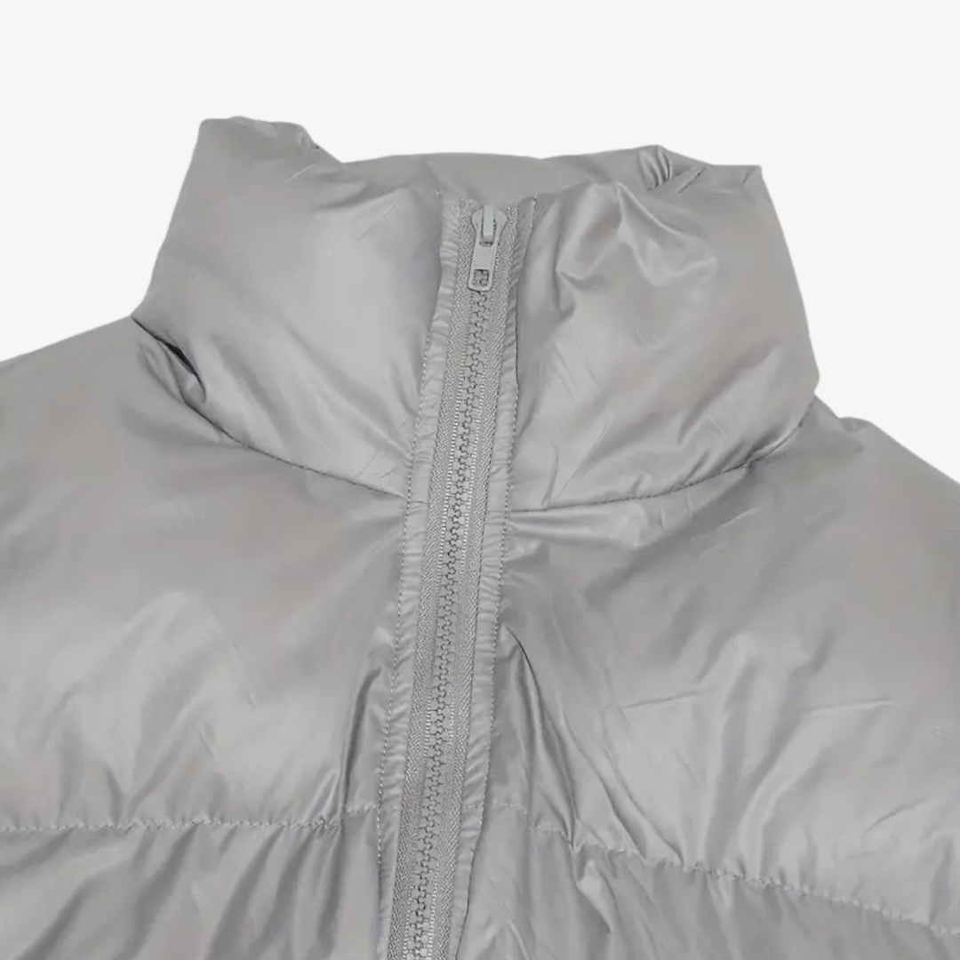 Women’s Cropped Puffer Zip Jacket