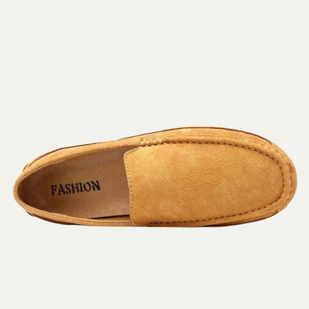 Men’s Suede Hand-Stitched Moccasins
