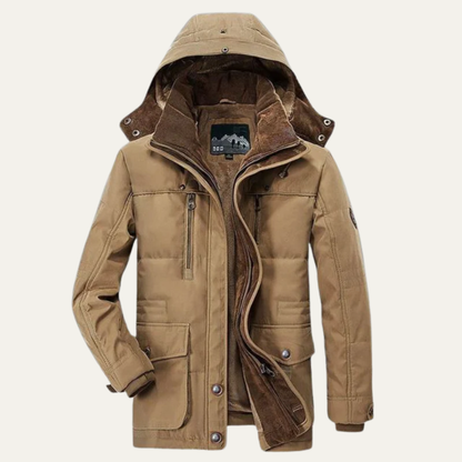 Men’s Heavy Fur Lined Winter Parka