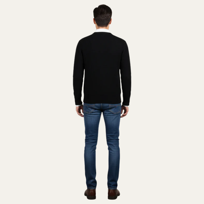 Men’s Fine Knit V Neck Cardigan