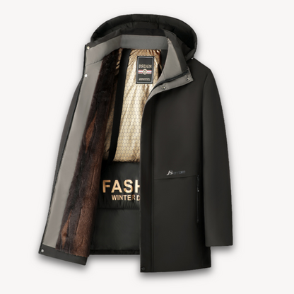Men's Waterproof Softshell Jacket with Hood - Lightweight Windproof Coat