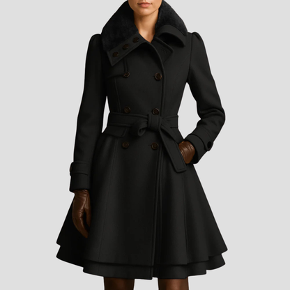 Warm Faux Fur Parka Coat