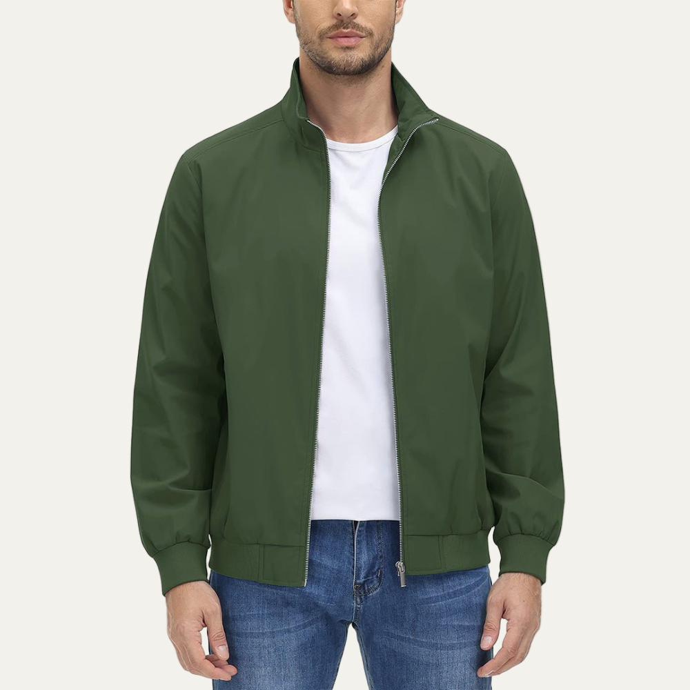 Men’s Relaxed Minimalist Harrington Jacket