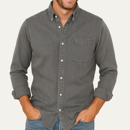 Men’s Button Down Collar Casual Shirt