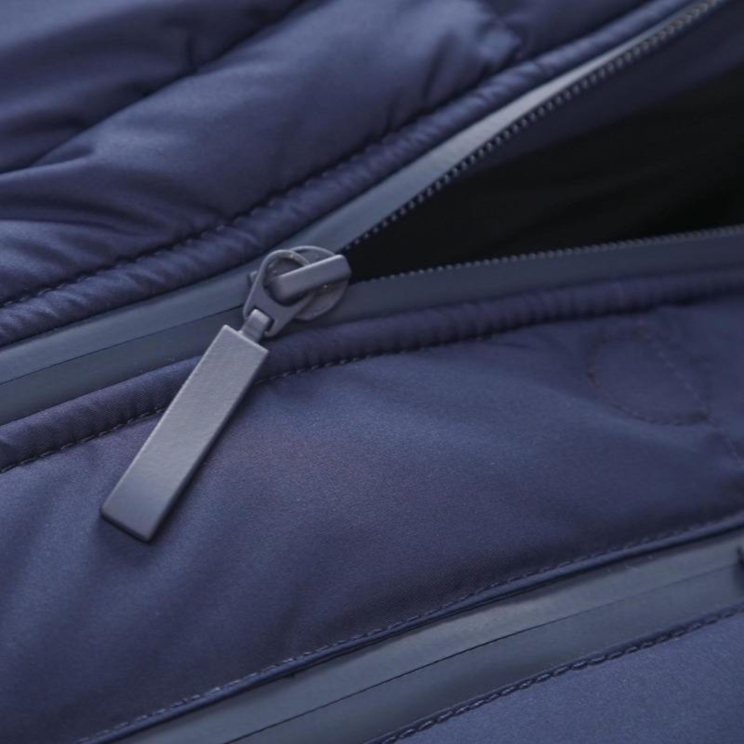 Women's Puffer Jacket with Belted Pants