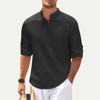 Men’s Textured Popover Shirt