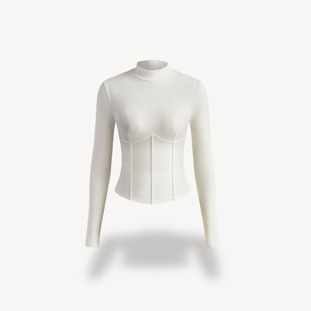 Ribbed Corset Top for Women