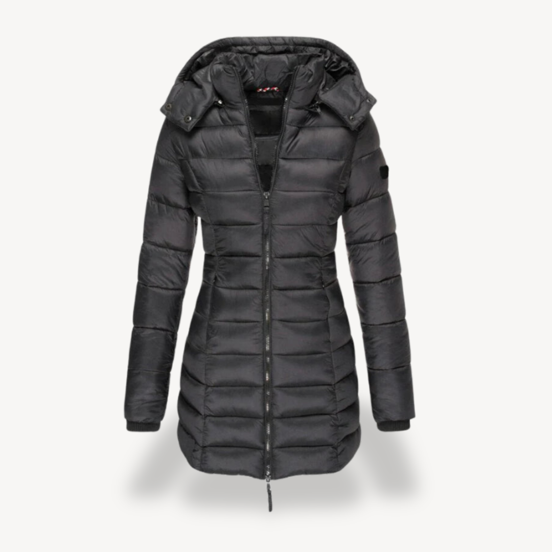Women's Puffer Jacket with Hood