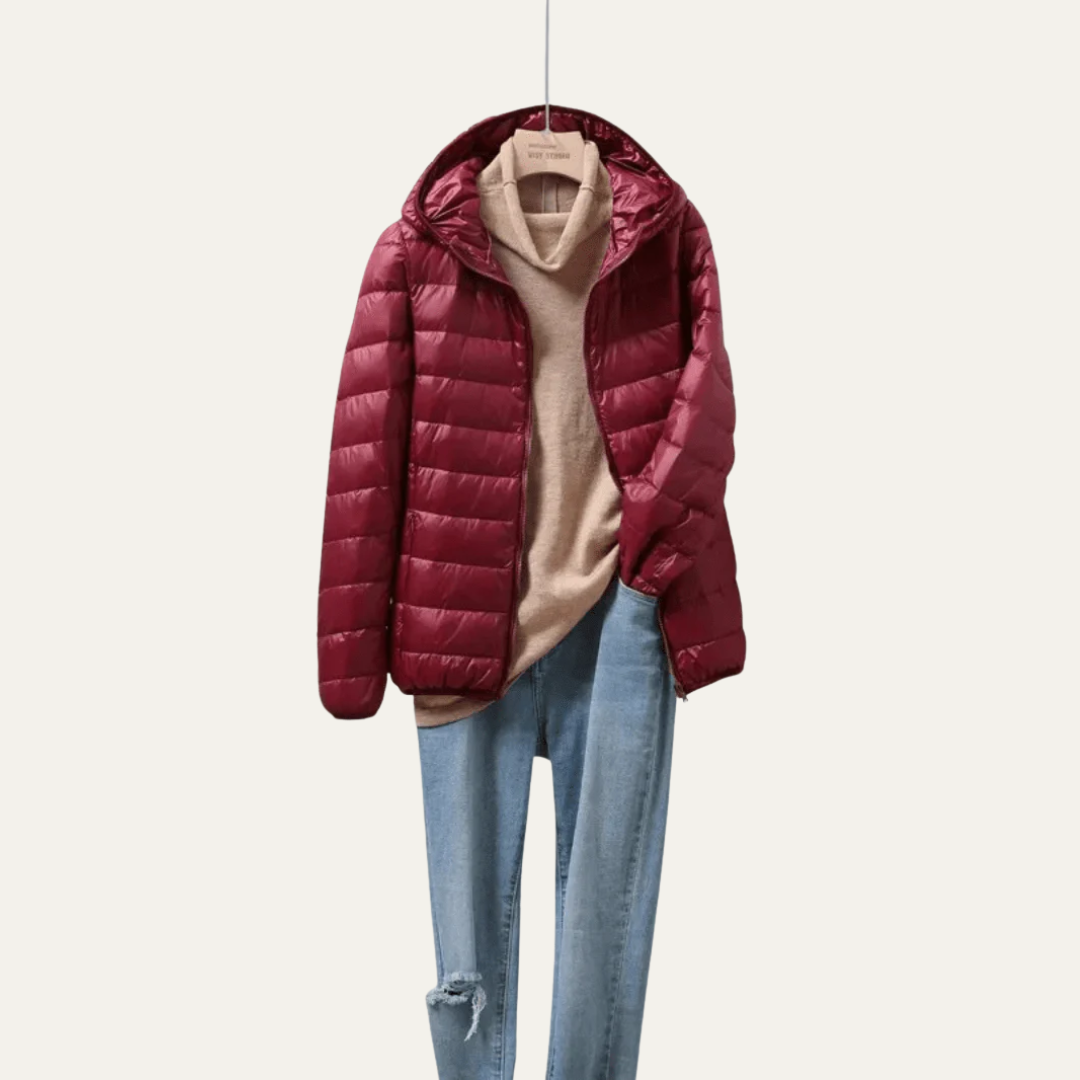 Women’s Shiny Ultralight Puffer Jacket