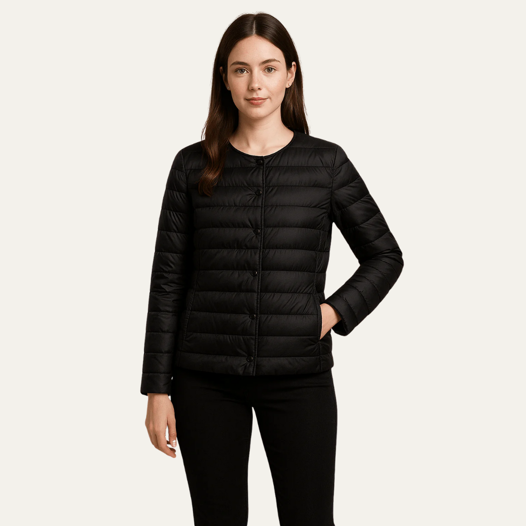 Women’s Lightweight Quilted Snap Jacket