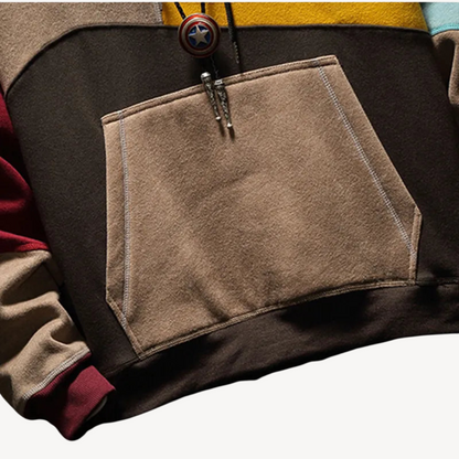 Color-Blocked Hoodie
