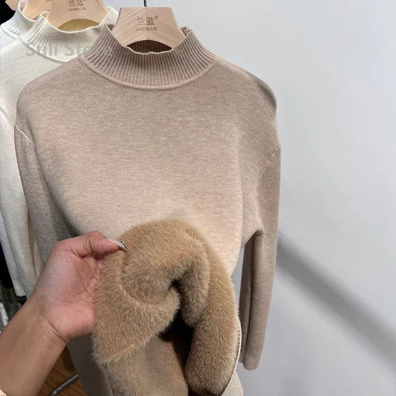 Cozy Women's Warm Winter Turtleneck Sweater - BritishElegance