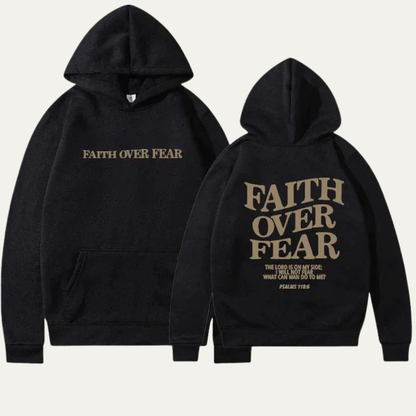 Men’s Religious Verse Print Pullover Hoodie
