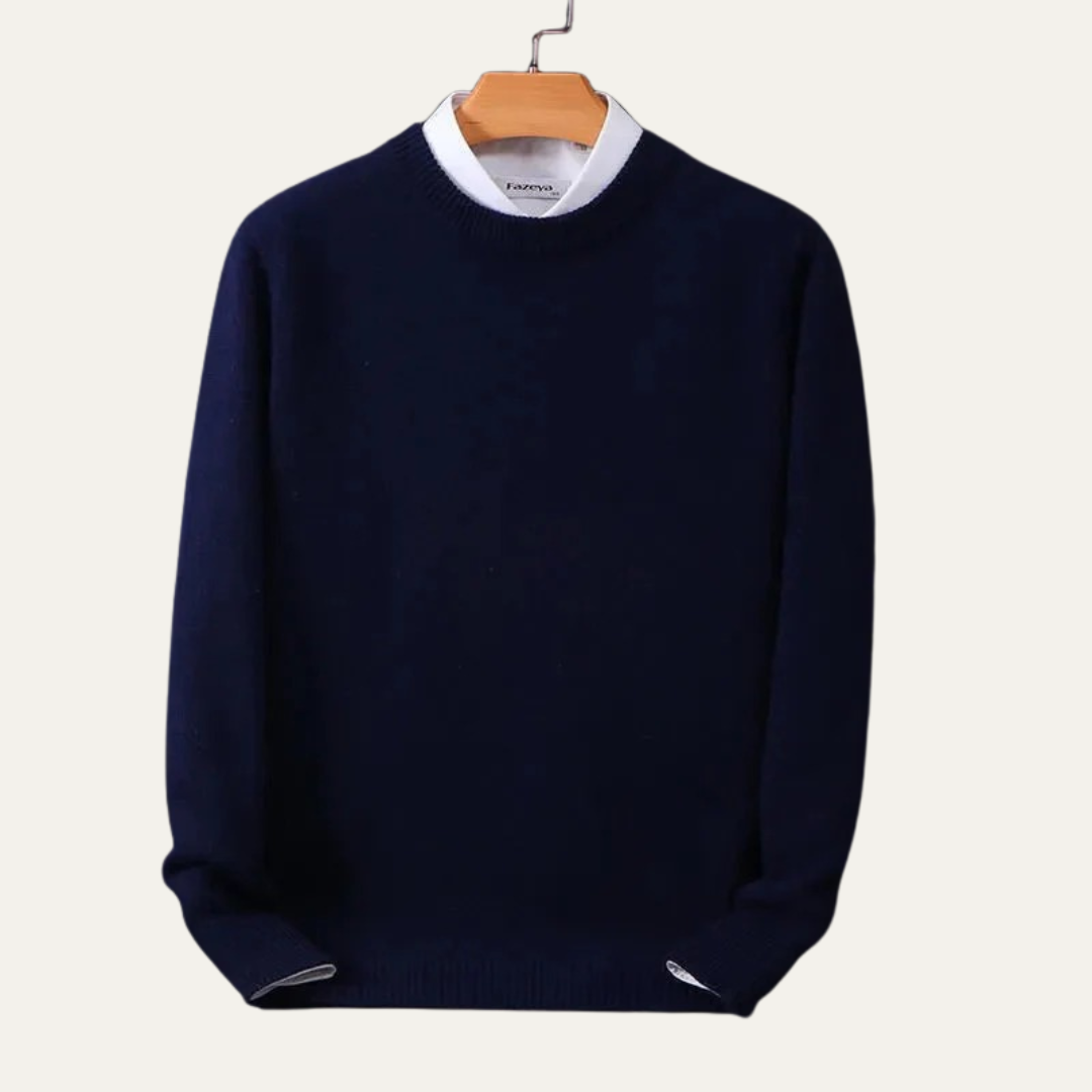 Men’s Classic Round Knit Sweater