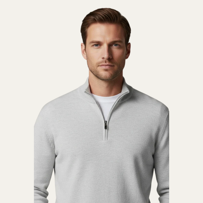 Men’s Fine Gauge Quarter Zip Pullover