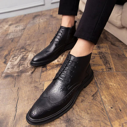 The Duke's Elegant Chelsea Boots for Men - Winter Luxury Business Shoes