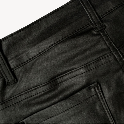 Loravelle Women's Faux Leather Moto Pants