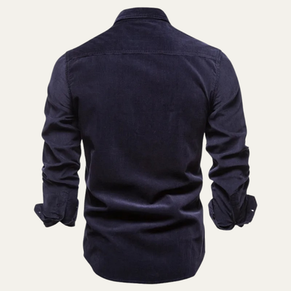 The Castellina Men’s Casual Button Up Corduroy Shirt