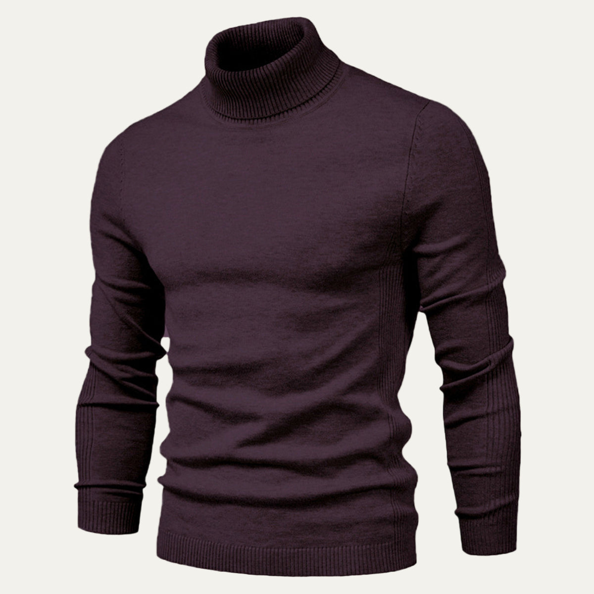 Men’s Modern High Collar Turtleneck Sweater