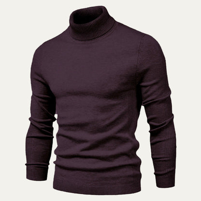 Men’s Modern High Collar Turtleneck Sweater