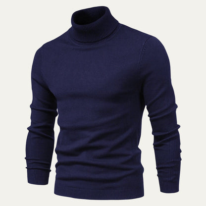 Men’s Modern High Collar Turtleneck Sweater