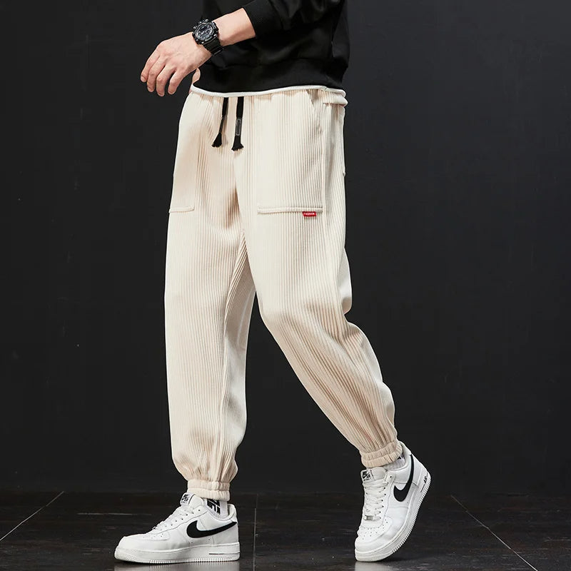 Comfortable Textured Jogger Pants