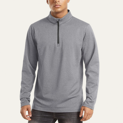 Men’s Technical Quarter Zip Stand Collar Shirt