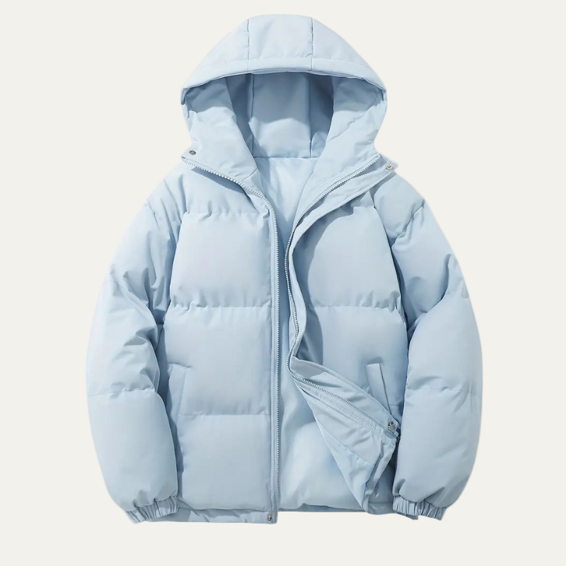 Men’s Oversized Quilted Hooded Puffer Jacket