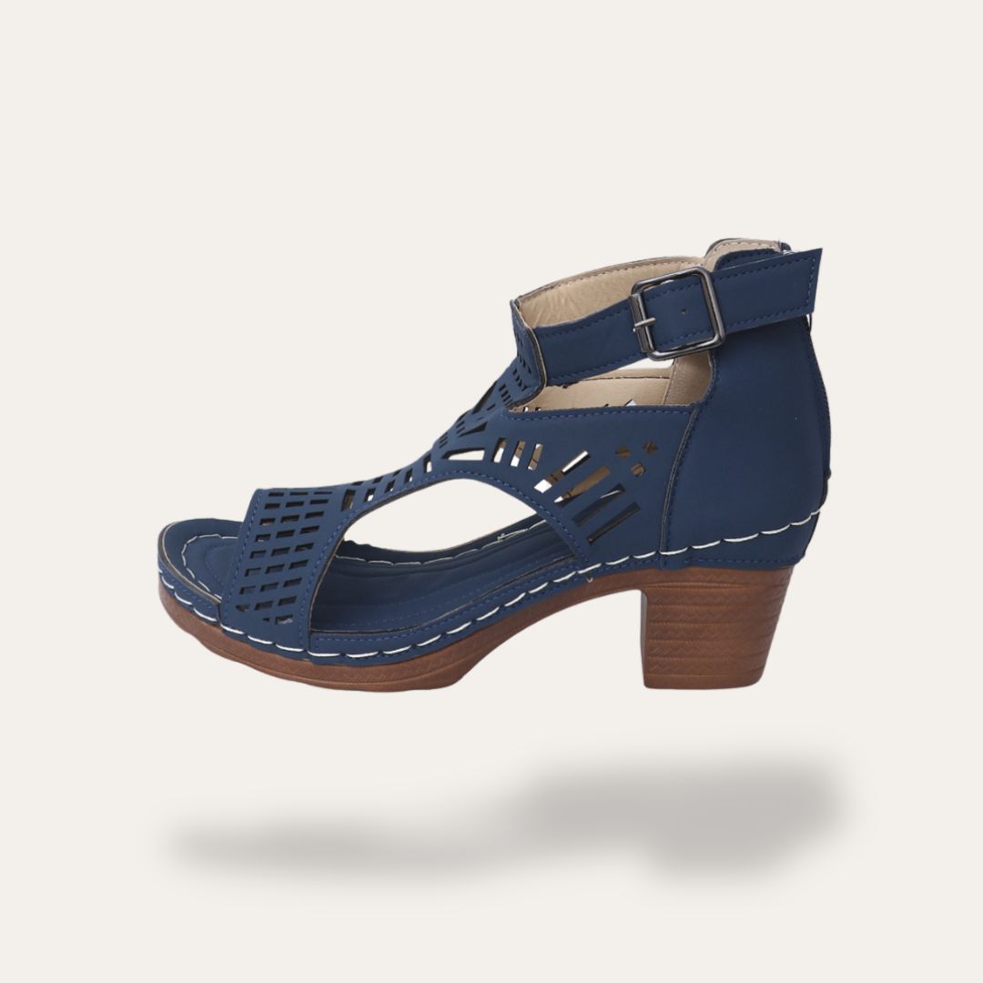 Women's Wedge Sandals with Cutouts