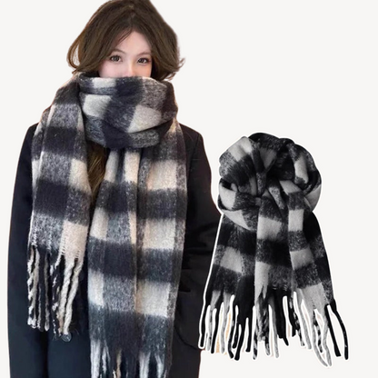 Plaid Woolen Scarf