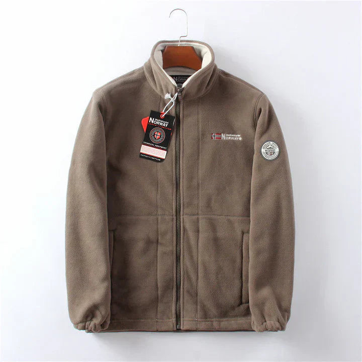 Men's fleece jacket: windproof and comfortable