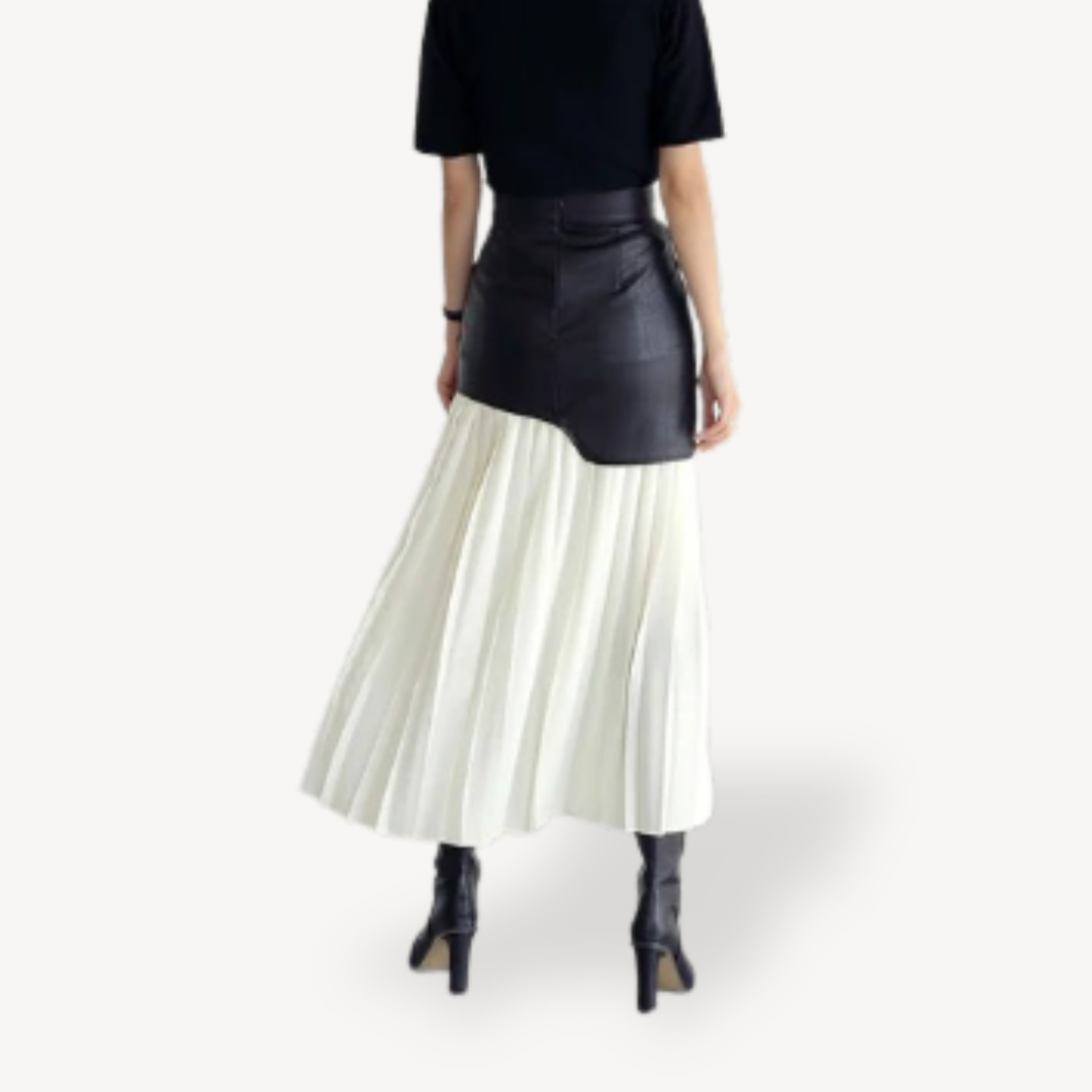 Pleated Midi Skirt for Women