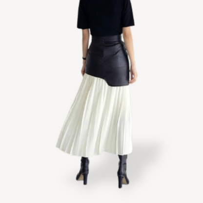 Pleated Midi Skirt for Women