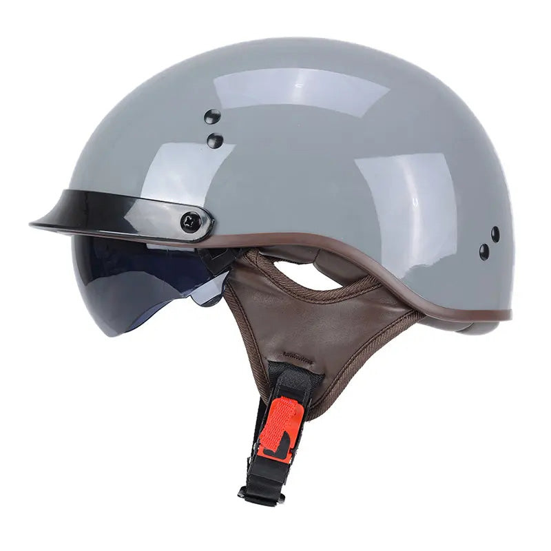 Sporty Motorcycle Helmet With Anti UV Shield Visor