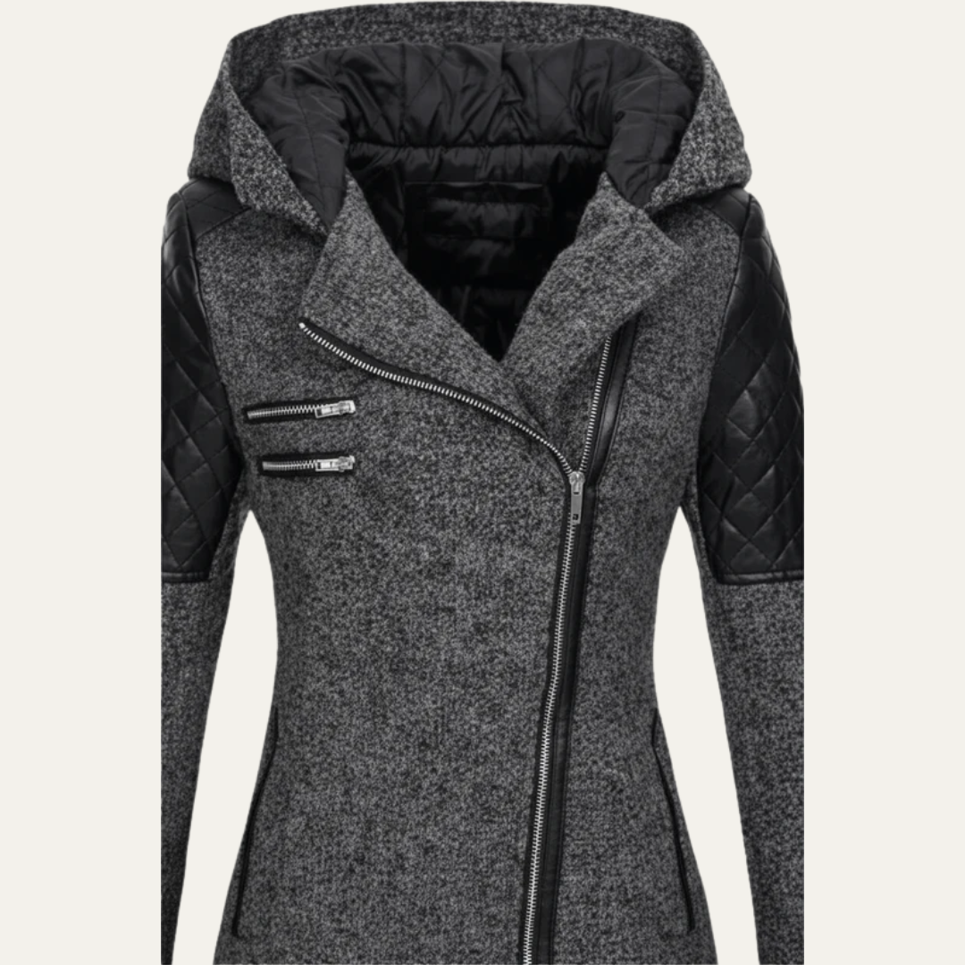 Women’s Mid-Length Moto Coat