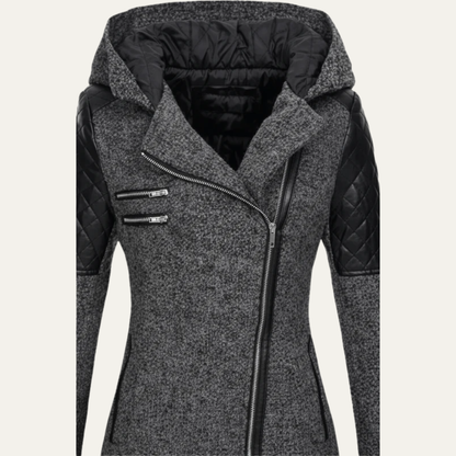 Women’s Mid-Length Moto Coat