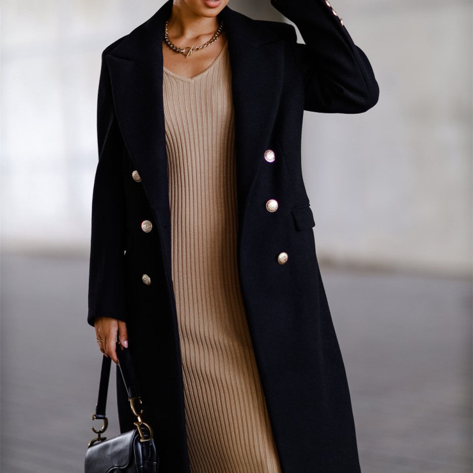 Classic Long Down Coat for Women
